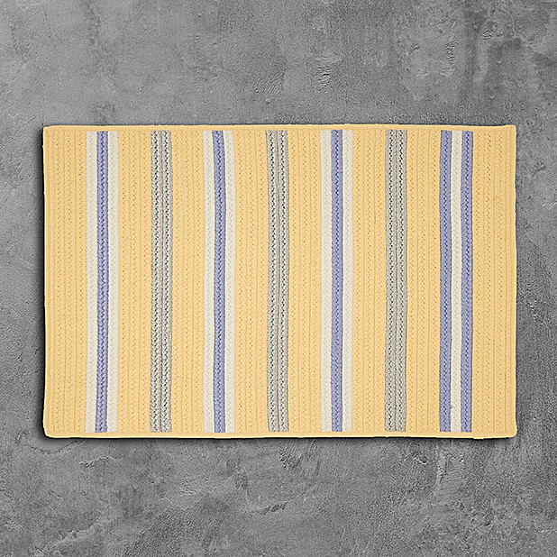 Colonial Mills PS31SAMPLES Painter Stripe Rug - Summer Sun sample swatch 